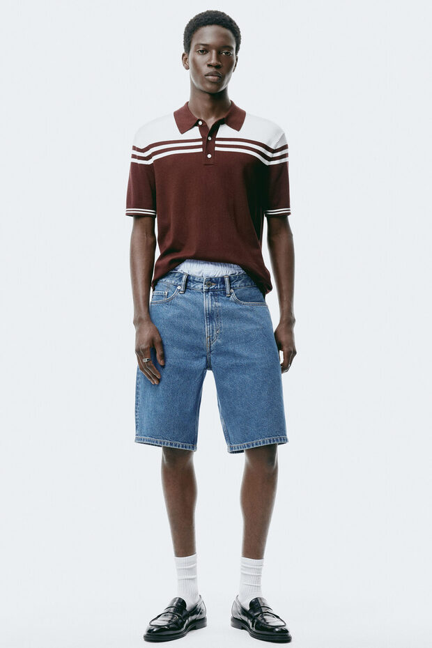 Kot Şort Relaxed Fit