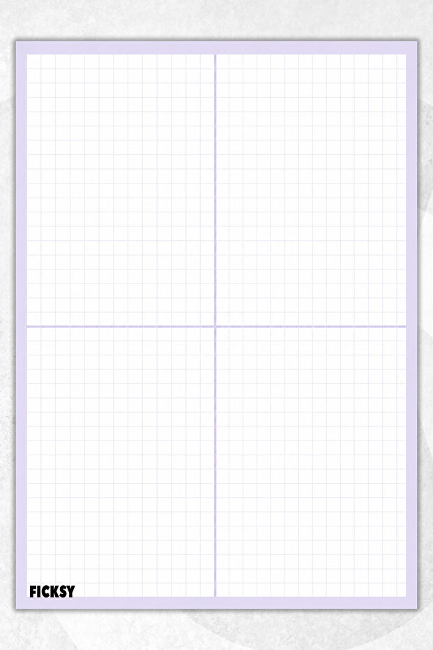 A5 Notepad Checkered Notebook - 50 Sheets - Memopad - Notepad - Notepad - Note Paper - 1