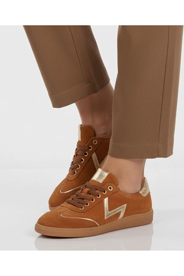2609902Y-Tan Suede Genuine Suede Leather Premium Sneaker Shoes