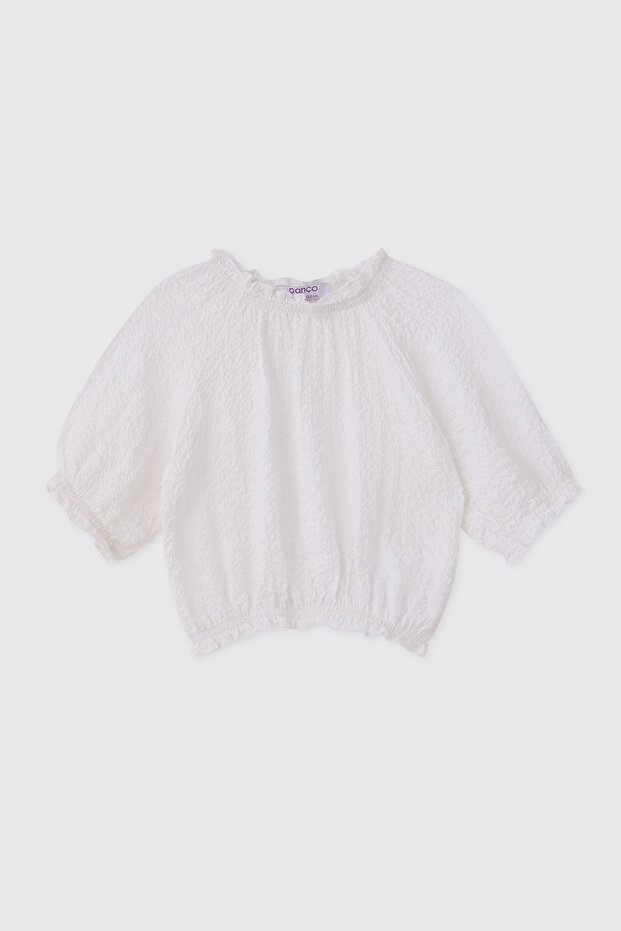 Girl's White Blouse