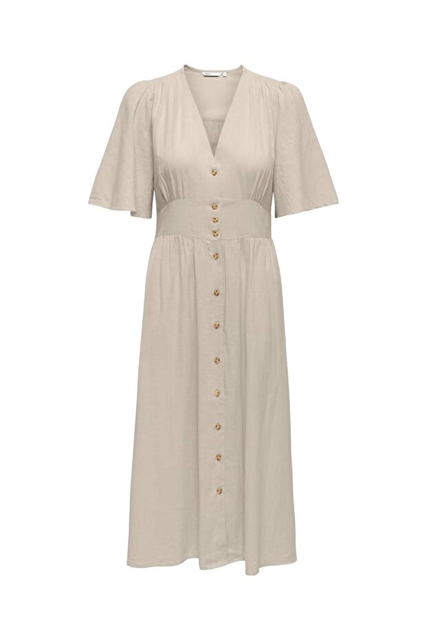OnlTizana 2/4 Midi Dress WVN NOOS Kadın Elbise Gri (15373535) - 3