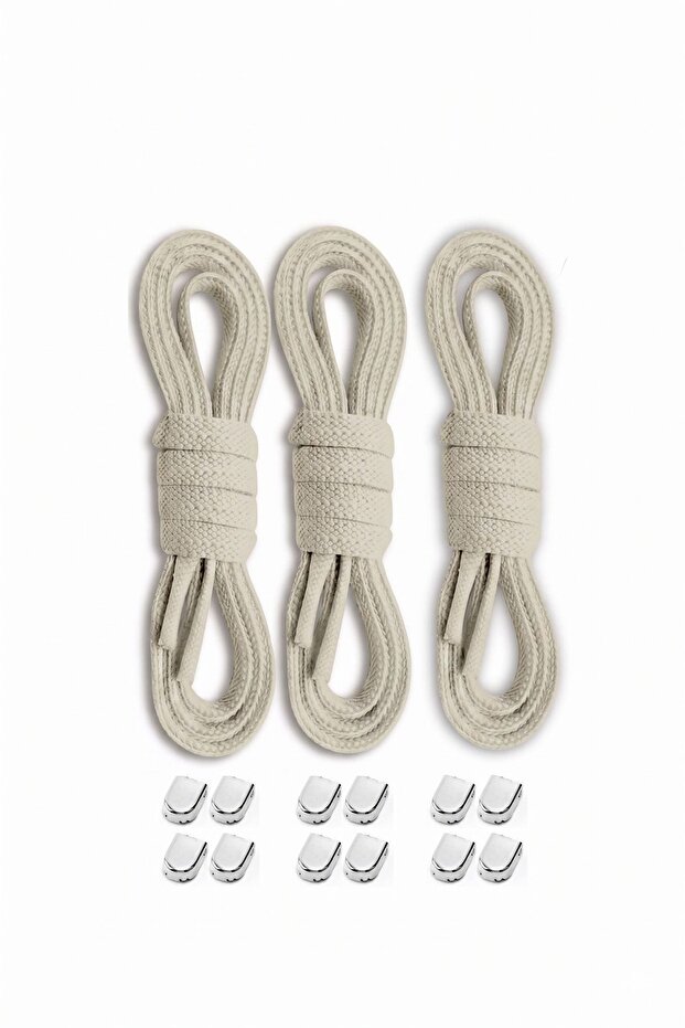 90 cm Metal Clip Elastic Laces | 3 Pairs