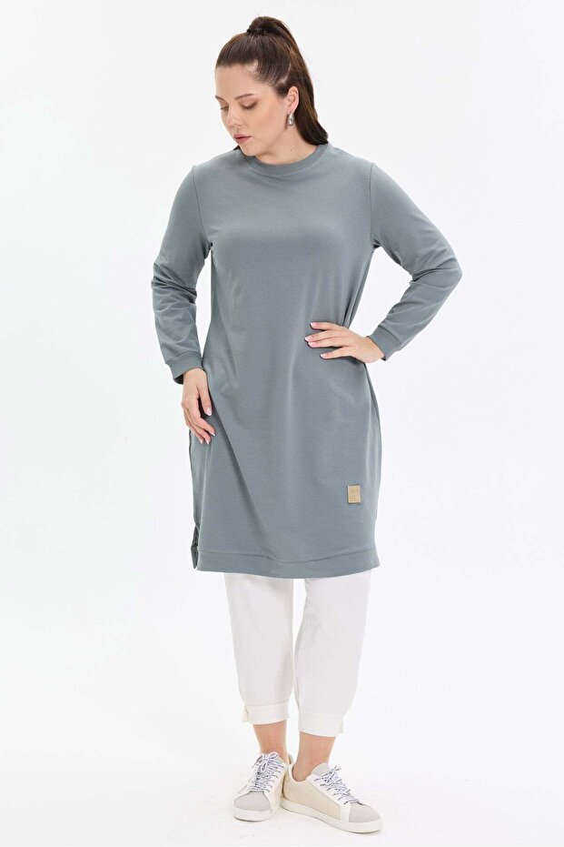 Basic Comfortable Fit Long Women's Tunic