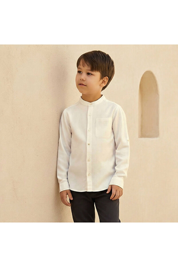 Long Sleeves Shirt with Pockets