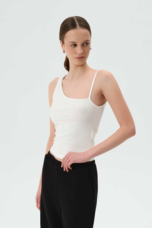 Single Jersey Strap Top - 2