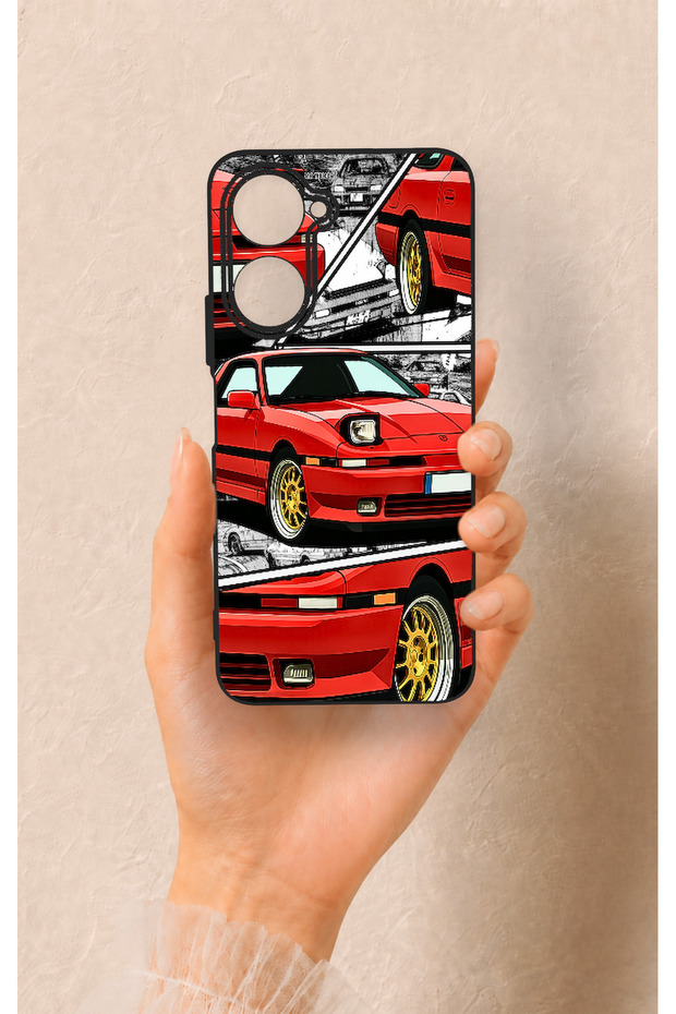 Vivo Y18 Compatible Red Supra Patterned Silicone Case