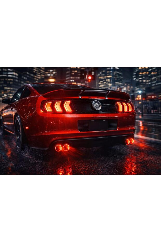 Led Tail Light Compatible with 2007 Ford Mustang, 1 Pair, Free, Attractive Multicolor Lighting, Easy Installation, Stylish Upgrade