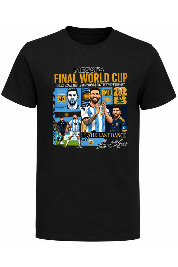 The Last Dance Messi's Printed Worldcup 2026 Argentina Printed T-Shirt