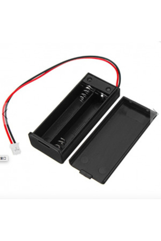 6E3 Battery holder 2XAAA with cover and Switch +PH2.0 connector for Microbit