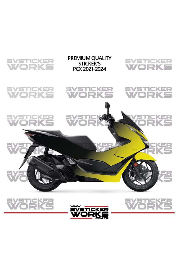 ملصق تزييني لدراجة هوندا PCX 2025، طقم جاهز لتزيين المحرك بلونين، جودة عالية