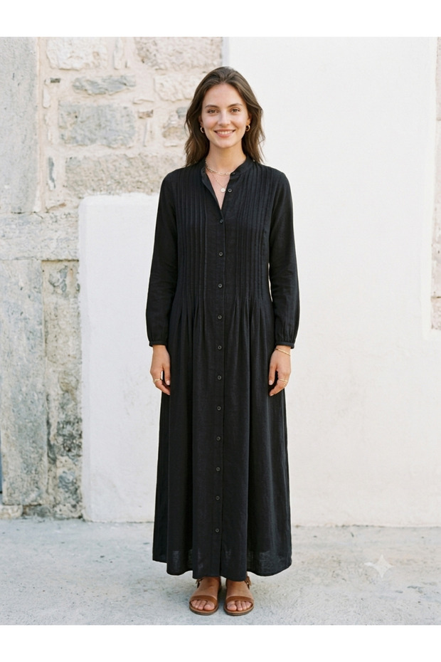 Front buttoned dress