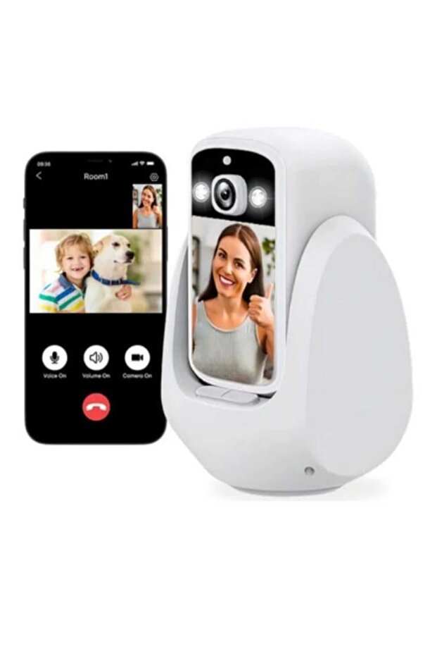كاميرا مراقبة ذكية 2K تتبع 360 درجة مكالمات مرئية GD-CM102