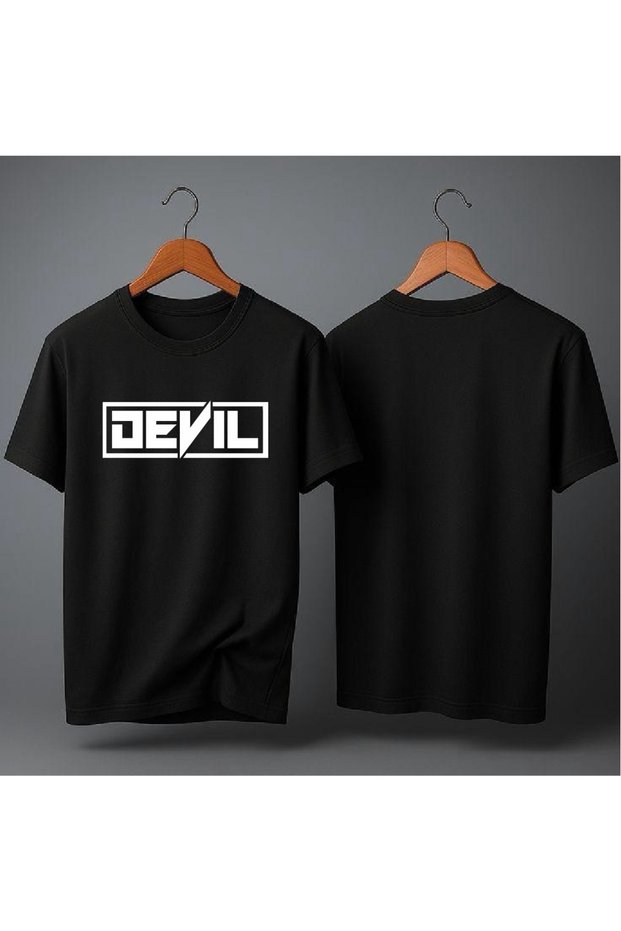 Devil Printed Oversized T-Shirt