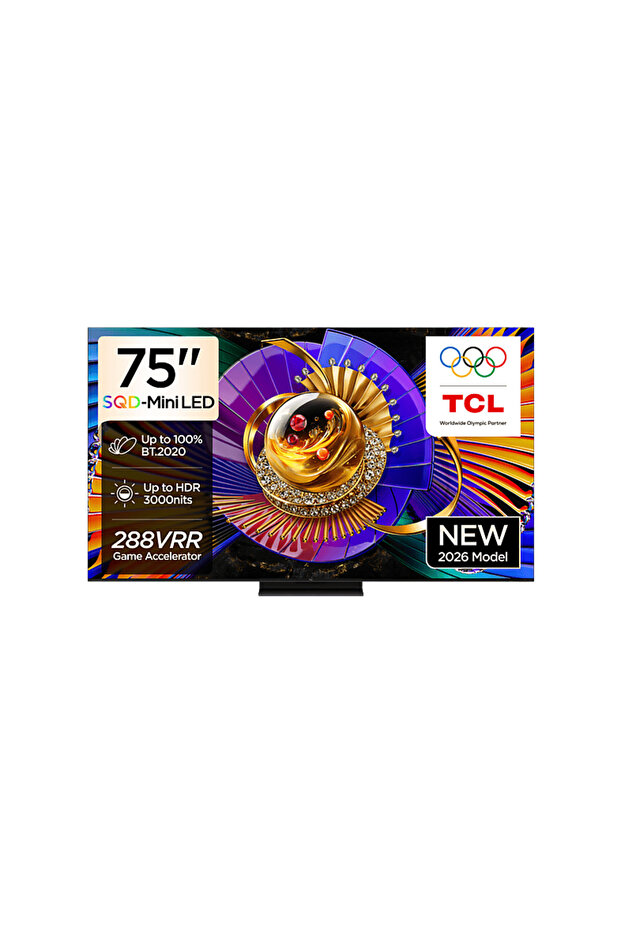 75C7L 75 inç 190 Ekran Uydu Alıcılı Smart 4K UHD SQD-Mini LED Google TV