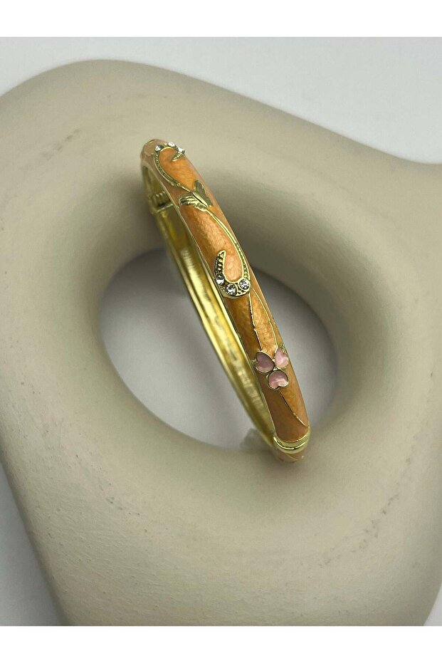 26Kmp17 - Orange Enamel Clamp