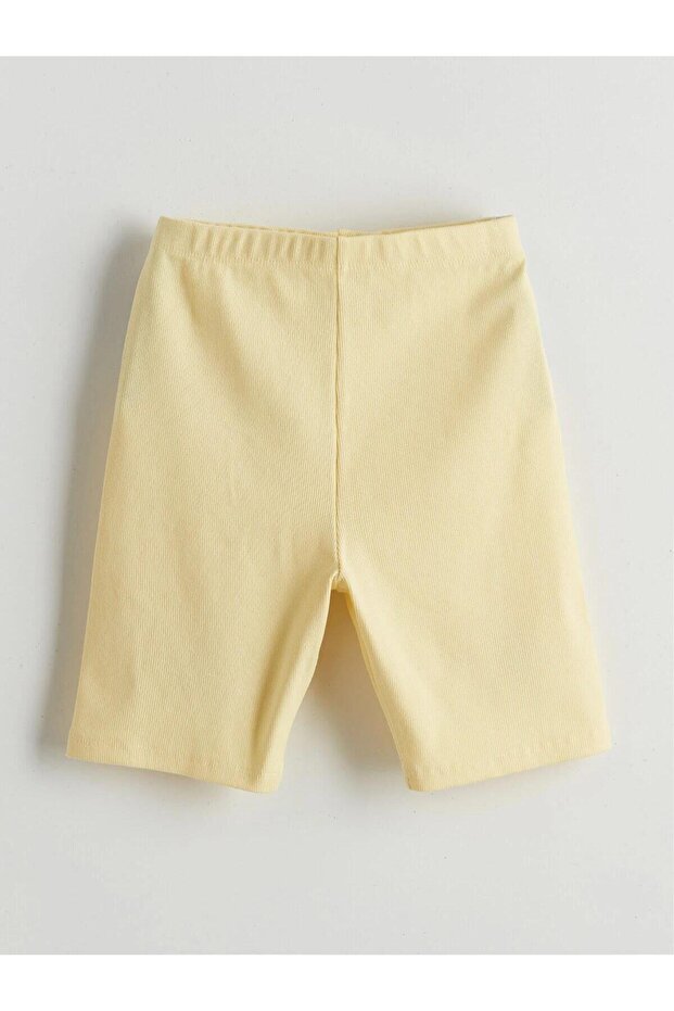 Basic Girls' Short Tights with Elastic Waistband (S5)