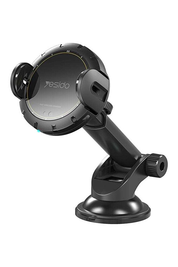 C77 10W Nanosorption Qi Wireless Car Charger Holder For Smartphones Black