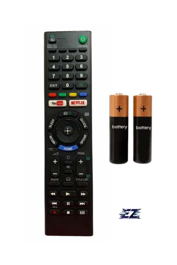 Smart TV Remote No. 213 (No Voice), Compatible/Replacement for Sony Smart TV LCD/LED Remote Control