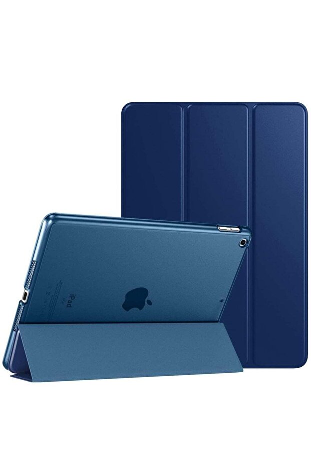 iPad 10.2 Case - Compatible with 9th/8th/7th Gen - Slim Translucent Hard PC Smart Cover - Navy Blue