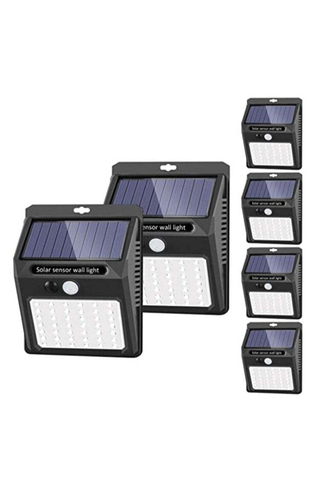 Solar Lights Outdoor [6 Pack/3 Working Mode], SEZAC Solar Security Lights
