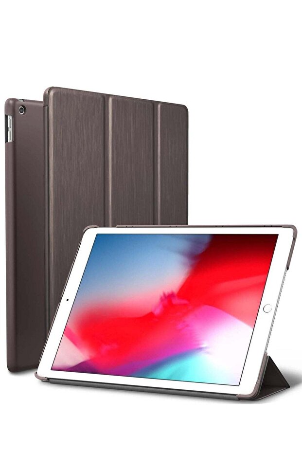 Slim Fit Smart Folio Case for iPad Mini 5 – Black Rubber Coated Hard Cover, Lightweight, Navy Blue with Wake/Sleep Function