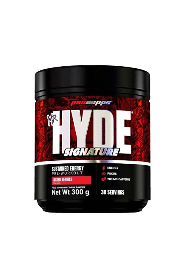 Hyde Signature Pre-Workout 30 Serving Powder Mixed Berry