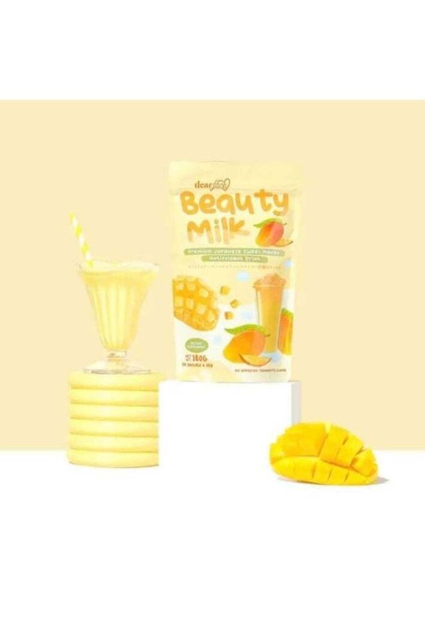 Dear Face Beauty Milk Premium Japanese Sweet Mango Antioxidant Drink for Skin Care 180 G