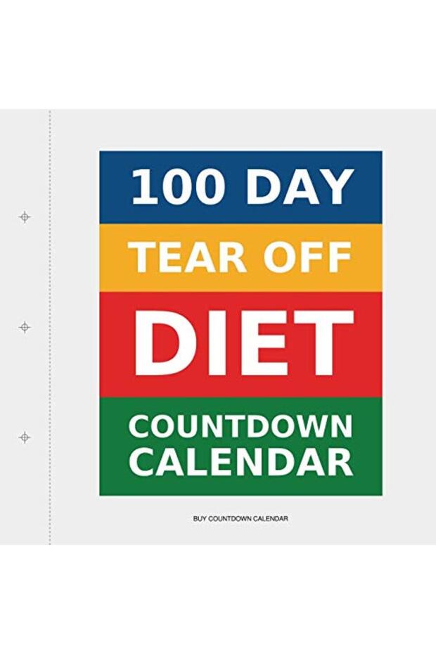 100 Day Tearoff Diet Countdown Calendar