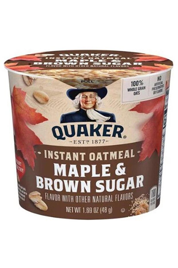 Instant Oatmeal Express Cup, Maple & Brown Sugar Flavor 48g