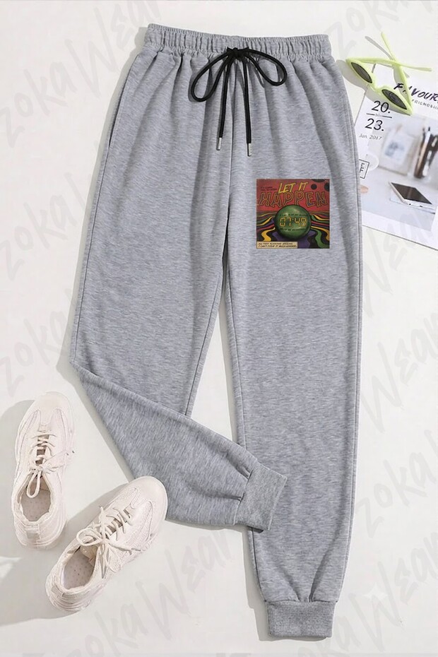 Unisex Let It Happen Tame Impala Printed Sweatpants