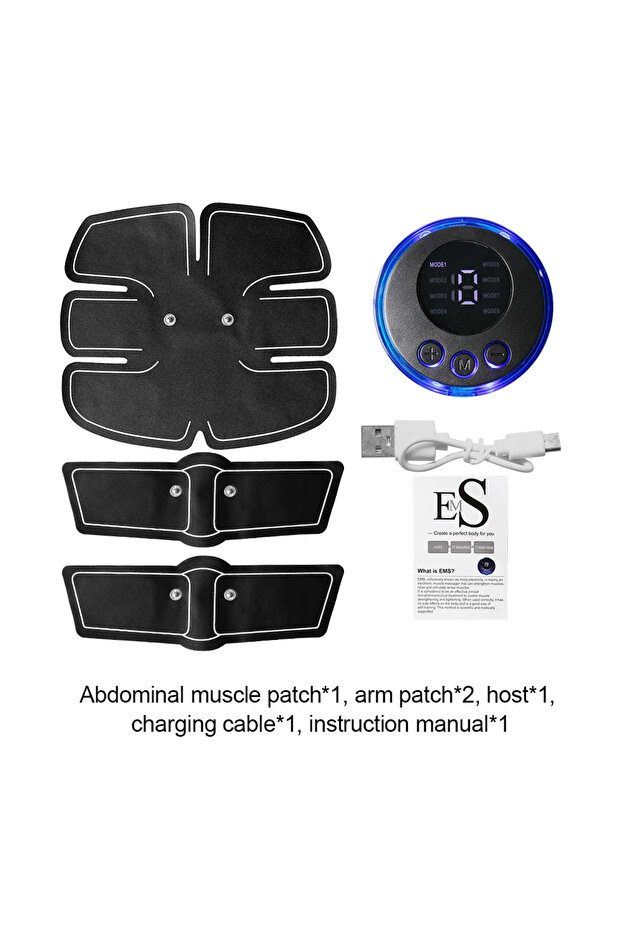 EMS Combination Smart EMS Muscle Stimulator Electric Wireless Abs Fitness Trainer Abdominal Training