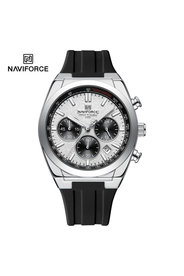 NAVIFORCE SWB NAVIFORCE Men Watches Multifunctional Chronograph Silicone Strap Luminous Hands 3ATM W