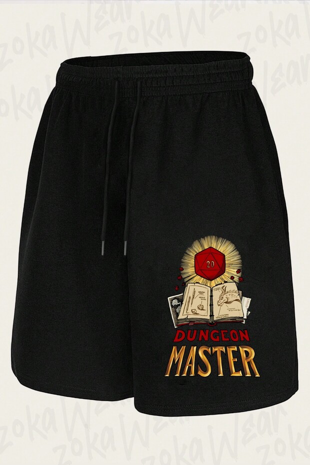 شورت مطبوع بتصميم Dungeon Master للجنسين