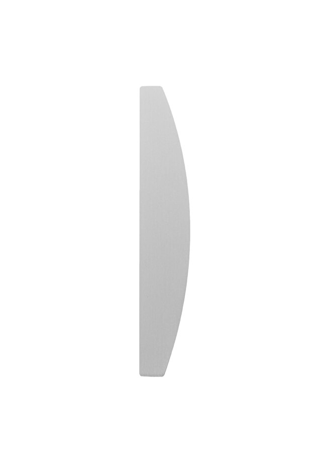 1pcs 1PCS Half Moon Shape Stainless Steel Base Professional Nail File Permanent Metal Scraps For Dis
