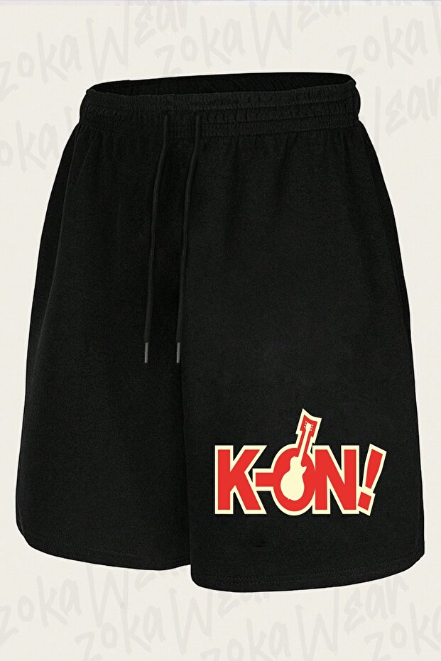 Unisex Anime K On! Logo Design Printed Shorts