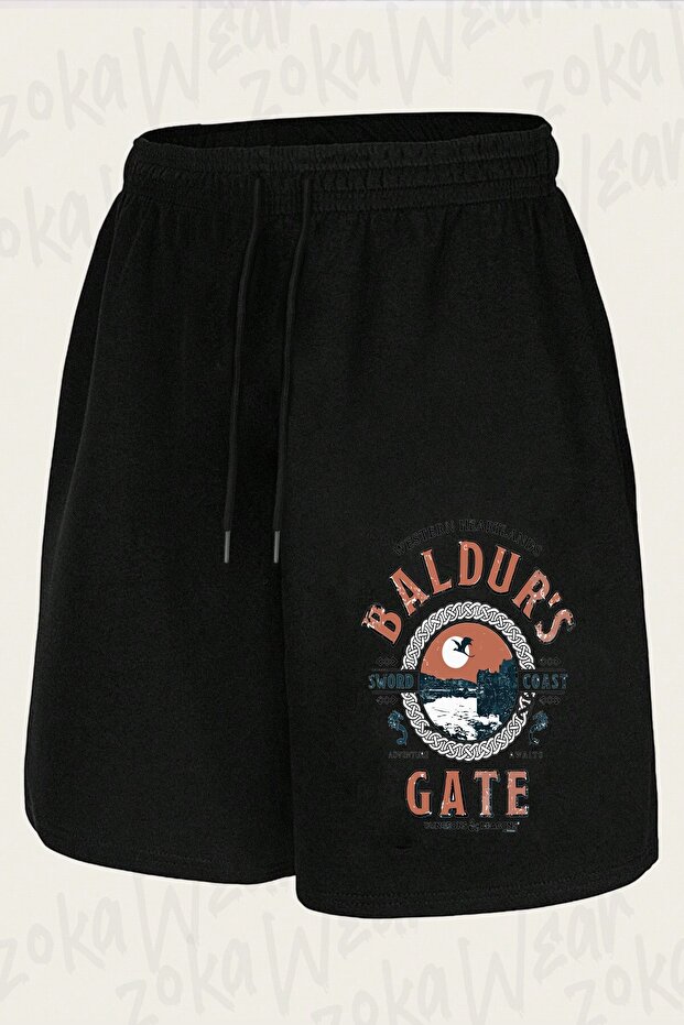 Unisex Dungeons & Dragons Baldur's Gate Design Printed Shorts