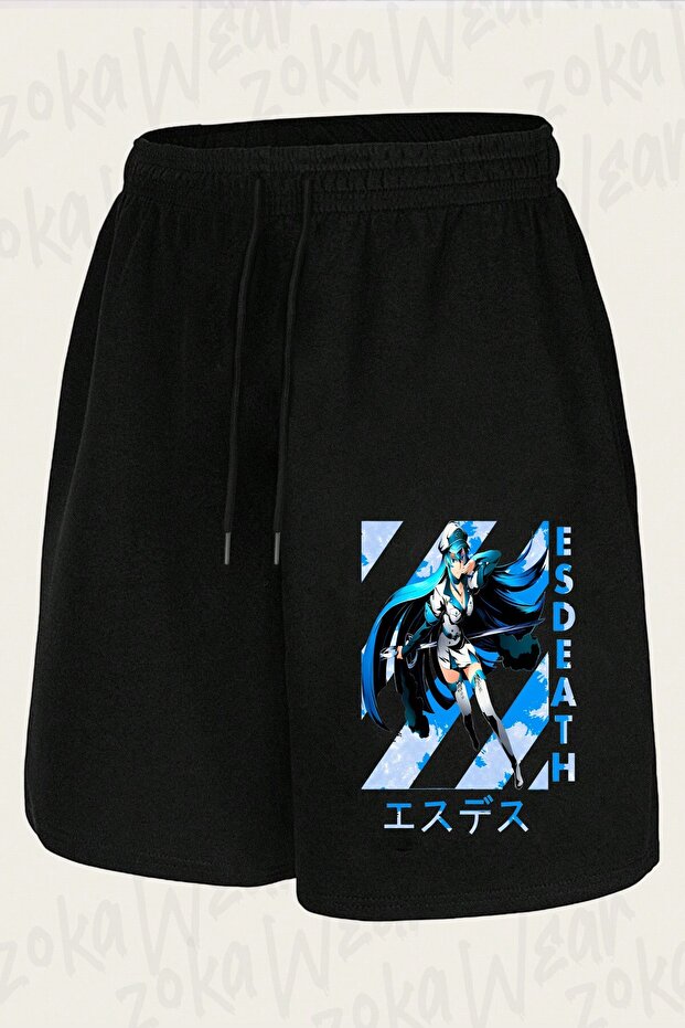 Unisex Esdeath Design Printed Shorts