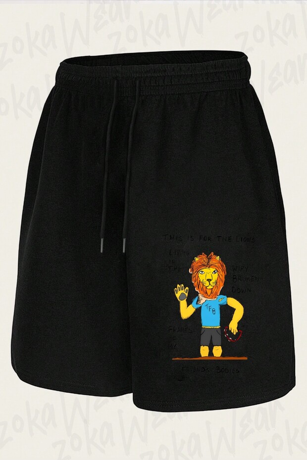 Unisex the Front Bottoms Design Printed Shorts