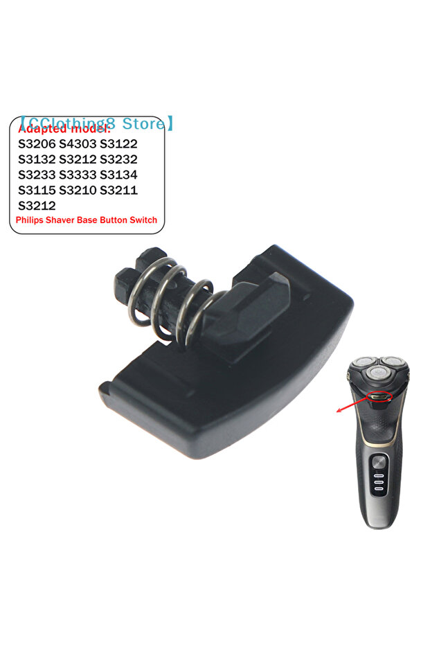 ملحقات زر الزنبرك القابل للتركيب لأزرار قاعدة ماكينة الحلاقة S3206 S3122 S3132 S4303【AliS8】