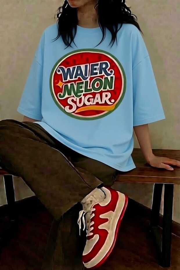 Watermelon Sugar Printed Cotton T-Shirt