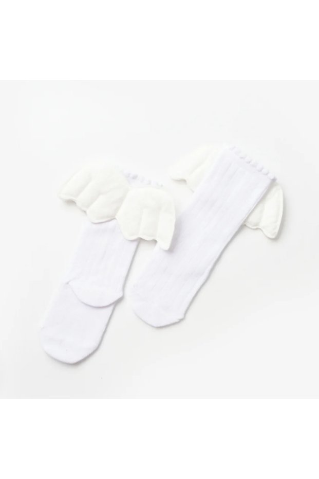 White Winged Girl's Socks