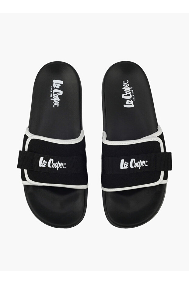 Men Logo Print Slides