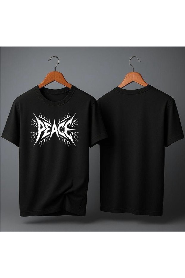 Peace Design Printed Oversized T-Shirt That Catches Attention