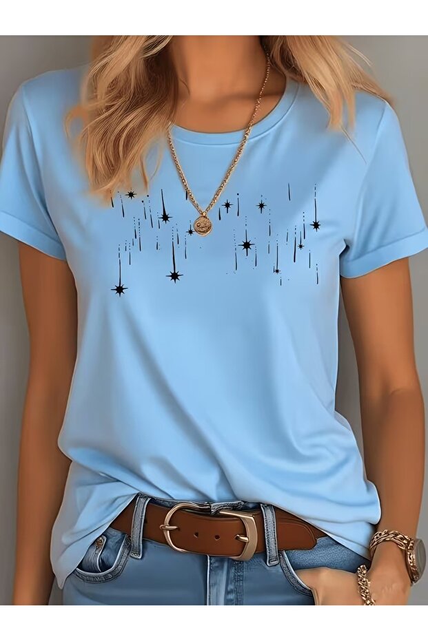 Unisex Comfortable Fit Tshrit Mixed Printed Tshirt