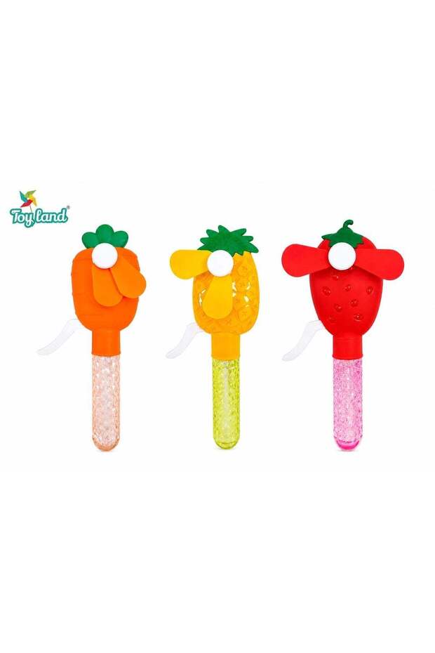 3 PCS Kids Bubble Fan Toy with Built-in Bubble Solution, Handheld Bubble Blower for Indoor & Outdoor Play