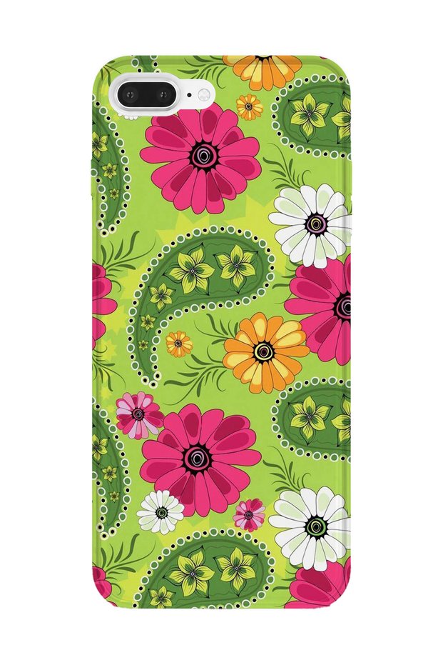 iPhone 7 Plus Compatible Printed Transparent Phone Case | Collection: Floraluxe Botanica