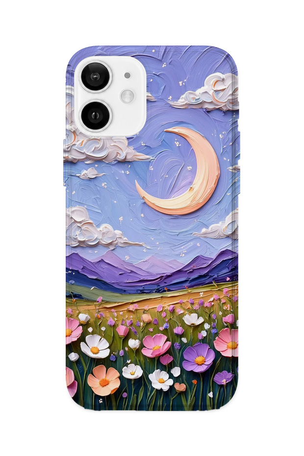 iPhone 12 Mini Compatible Printed Transparent Phone Case | Collection: Pastelbloom Soft Series