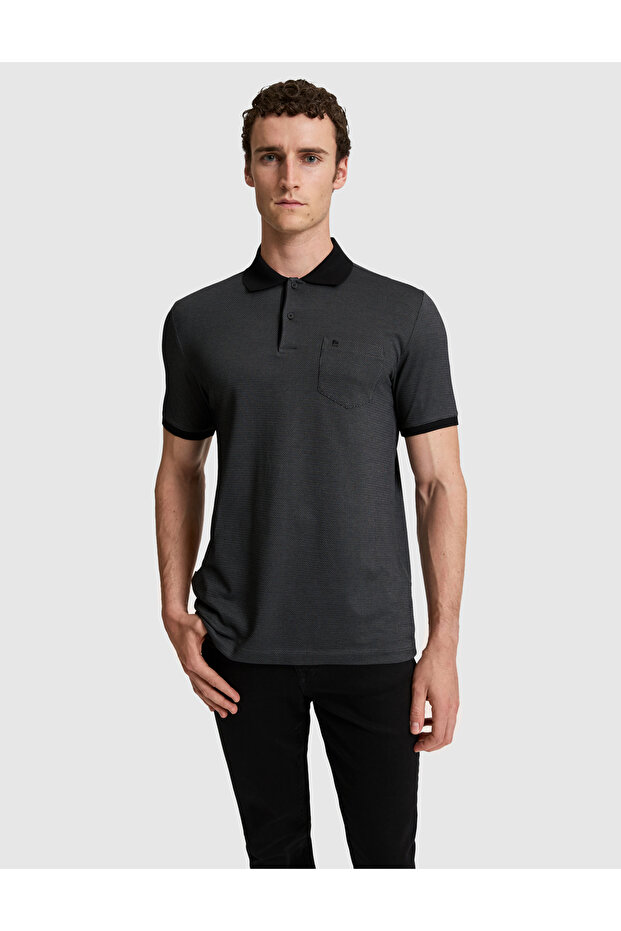 Ecru Regular Fit Buttoned Polo Collar T-Shirt 50321167-Vr046