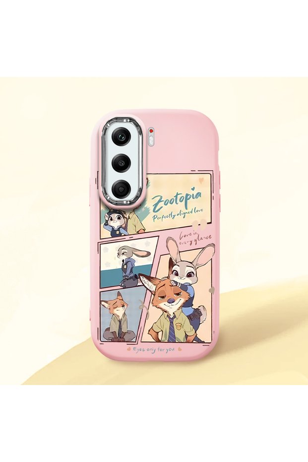 Pink Silicone Case Compatible with Tecno Camon 40 Pro 5g (Cm7) with Shock-Absorbing Camera Protections