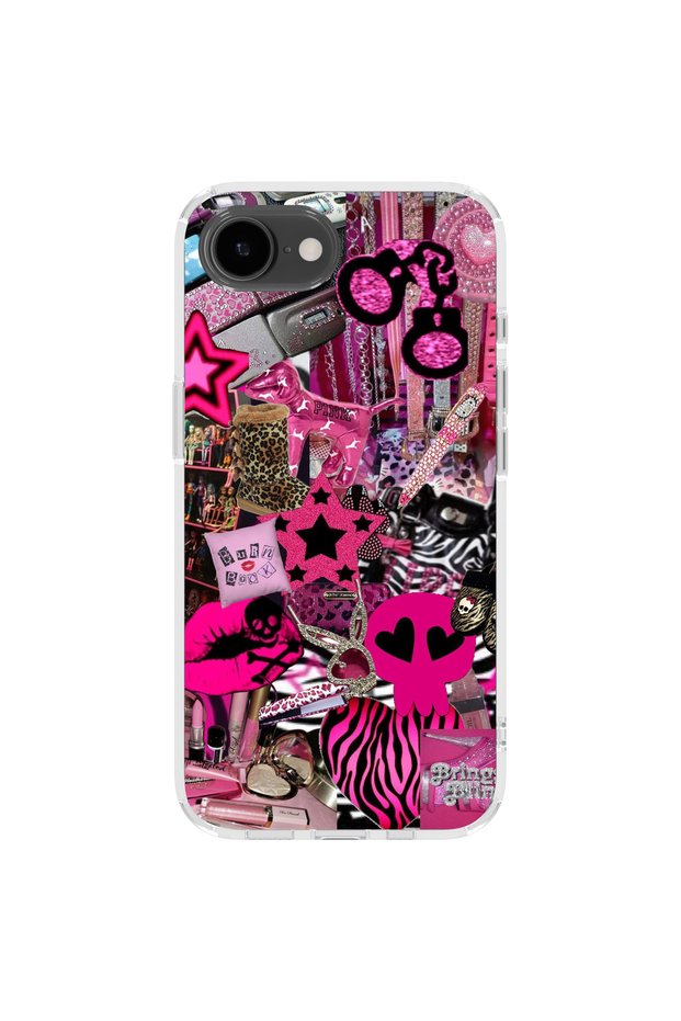 iPhone 16E Compatible Printed Transparent Phone Case | Collection: Chromatica Aura